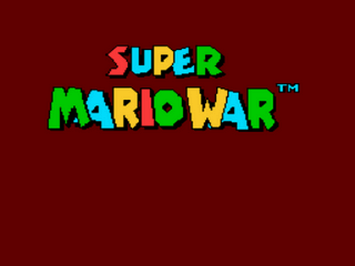 Super Mario War Title Screen